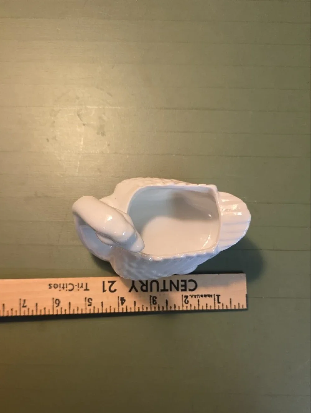 White Ceramic Swan Dish - Elegant Table Accent